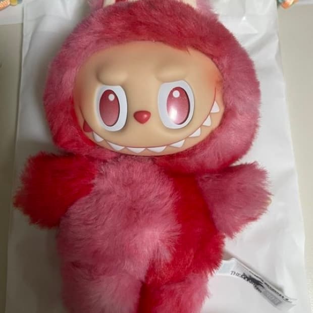 팝마트 라부부 하이라이트 키링 인형 핑크 사랑 러브 판매