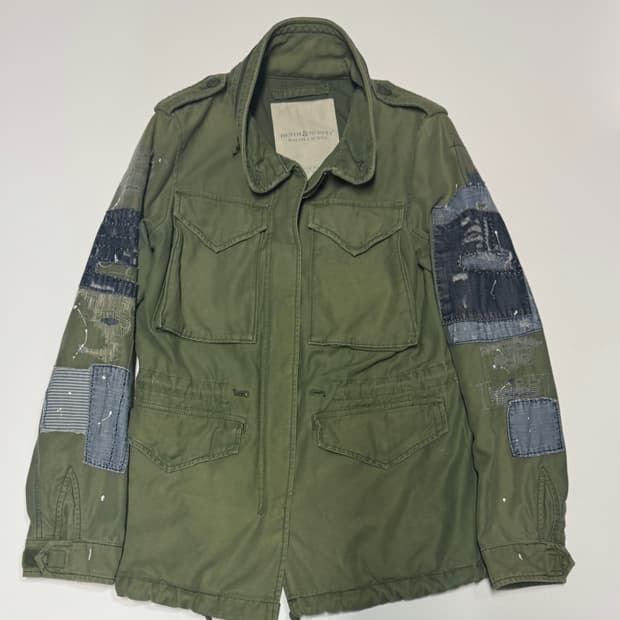여성 데님앤서플라이 패치워크 m65 필드 자켓