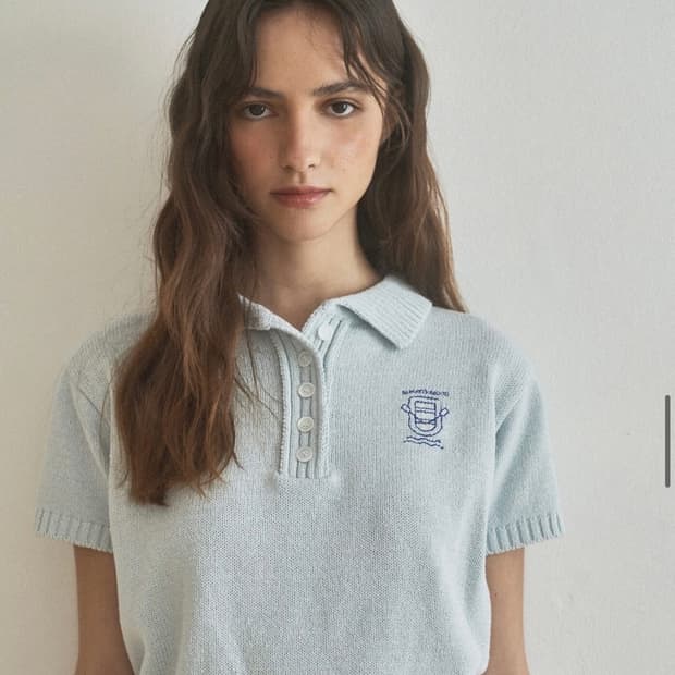 스무스무드 쉘우드 칼라 니트 