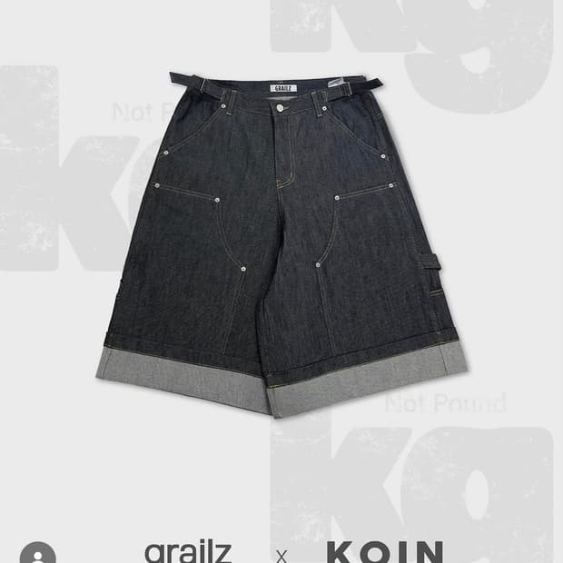 Grailz X koin  데님쇼츠 