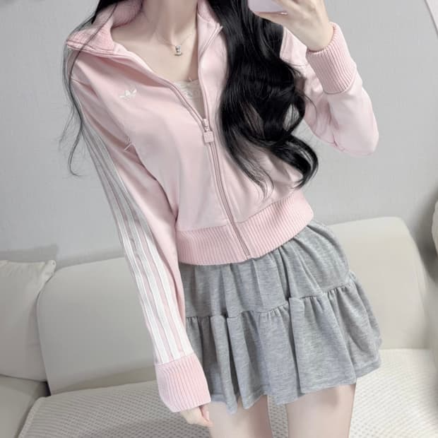 🐰아디다스 딸기우유 러블리 공주 져지💗