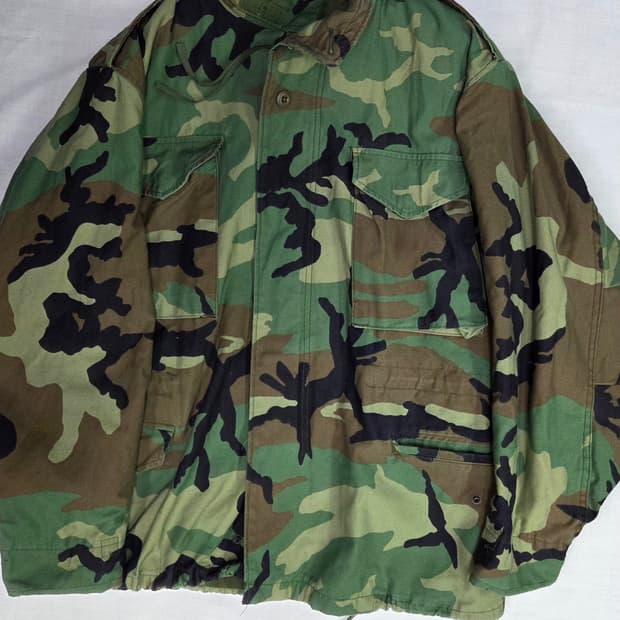가슴95-105)M65 우드랜드 필드자켓