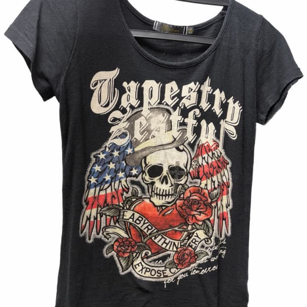 펑크 y2k  punk 갸루 반팔티