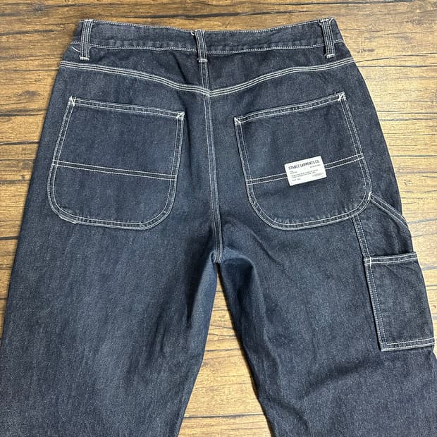 STABLE GARMENTS 카펜터 와이드 데님팬츠 32