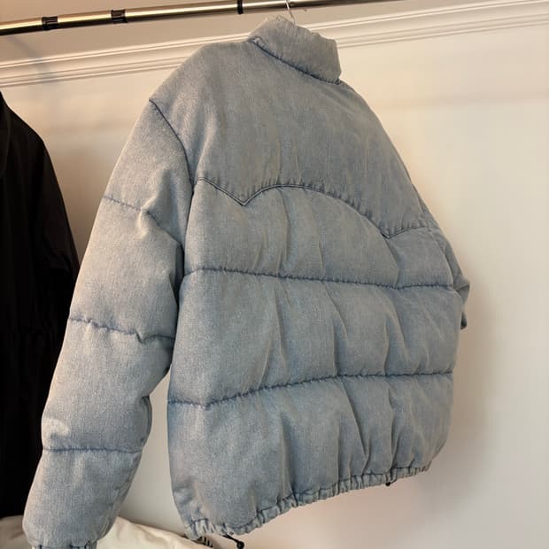 리바이스 데님 푸퍼 패딩 일본판 S