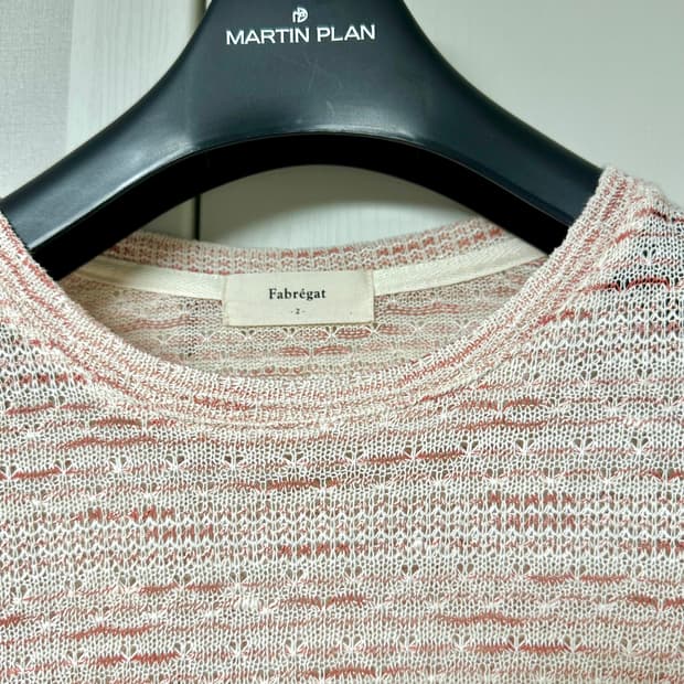 파브레가 루드 니트 롱 슬리브 (피치)