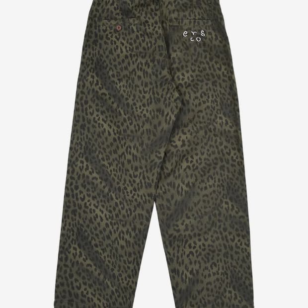 ERSCO 레오파드 배기 트라우져스 카키