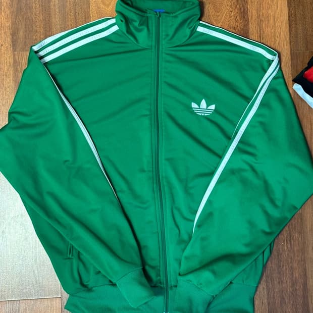 구파이어버드 파이어버드 아디다스 불꽃 로고 져지 집업