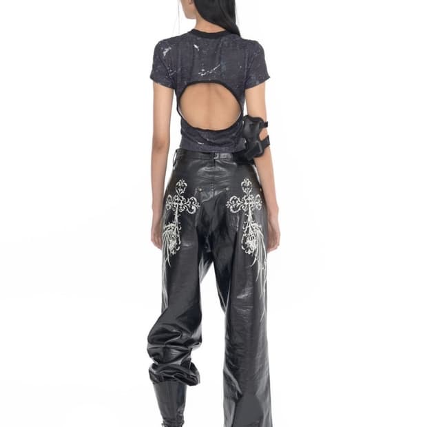 본네 팬츠 블랙