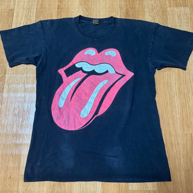 90s 롤링스톤즈 1994 부두라운지 빈티지 밴드티 하드페이딩