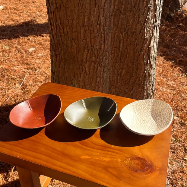 Leather plates ( boat type)