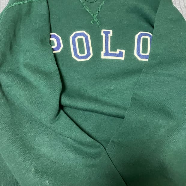 폴로랄프로렌 로고 레터링 스웨트셔츠