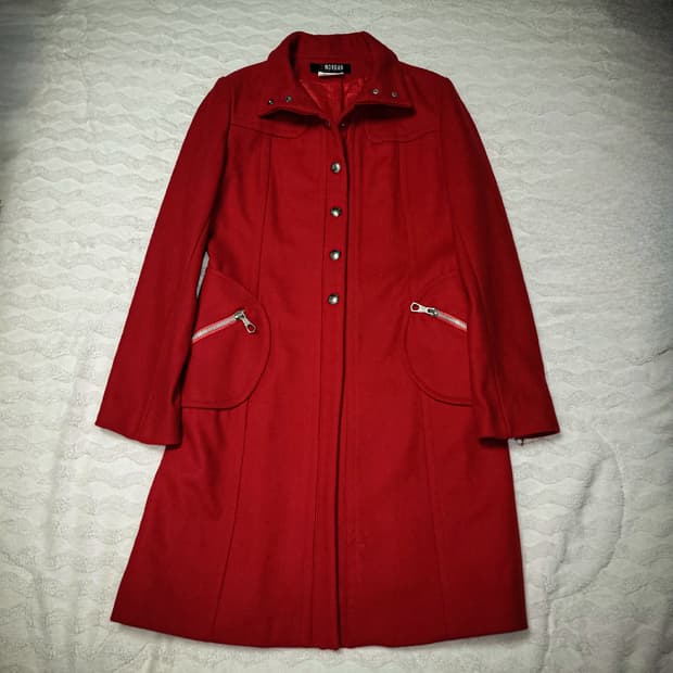 00s MORGAN Rose Wool Coat