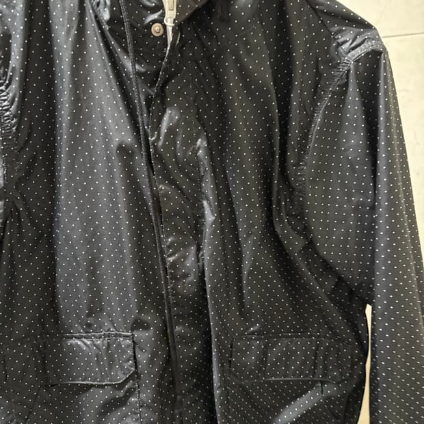 일본빈티지 블랙도트 바람막이 판매합니다 모리걸 코이세이오