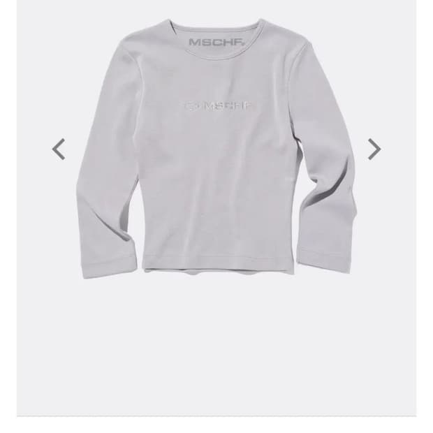 미스치프 FITTED 3-QUARTER SLEEVE TOP 쿼터 슬리브탑