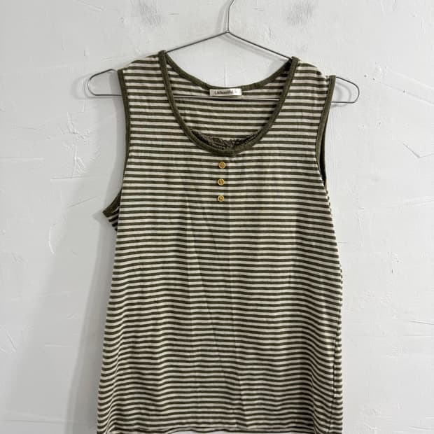 mori stripe sleeveless