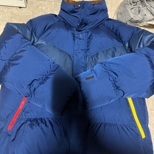 L사이즈 나이키 다운필 패딩 블루