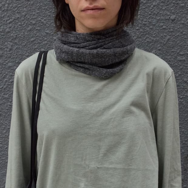 mudule long scarf gray