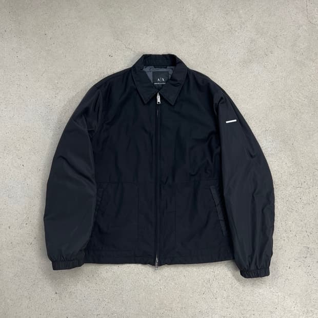 아르마니 익스체인지 폴리쉘 블루종 점퍼