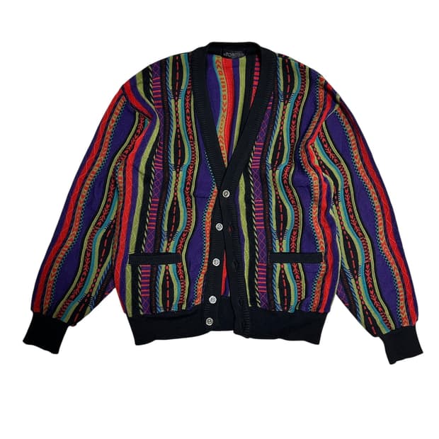 빈티지 100% 울 가디건 L~XL