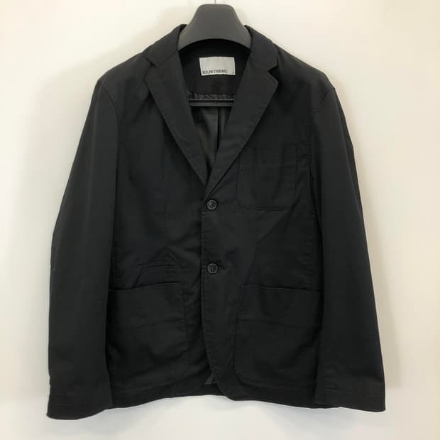 비슬로우스탠다드 코튼 콤비자켓 M 블랙