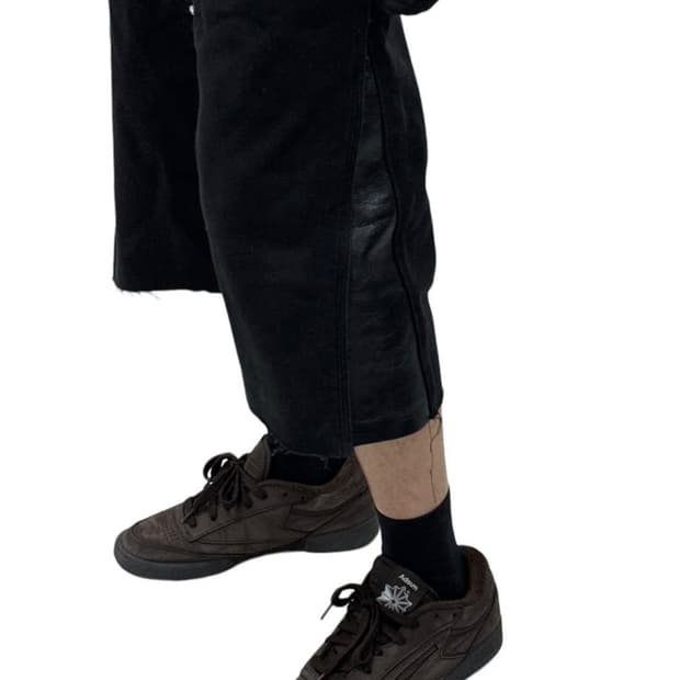 Htae Rebuild 90's black fade pants