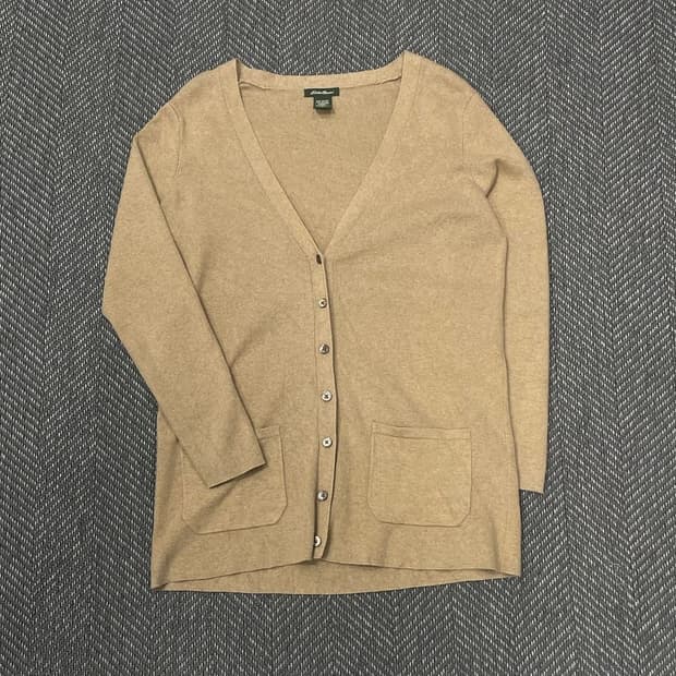 에디 바우어 코튼 니트 가디건 v0301