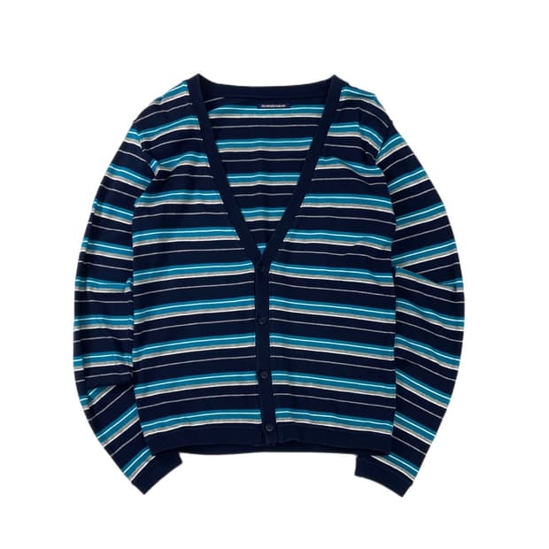 BEAMS BOY Striped cardigan
