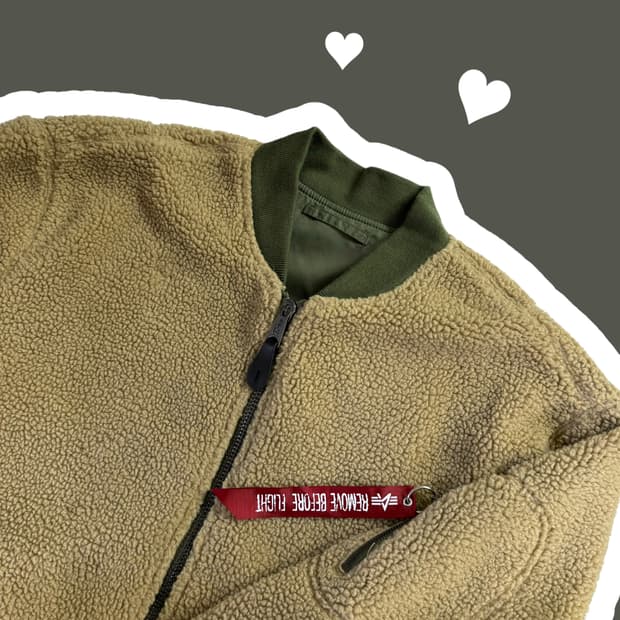 알파인더스트릿 양면 양털 MA-1