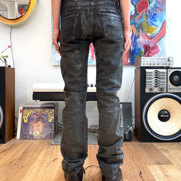 [28] 디올 옴므 러스터 데님 팬츠