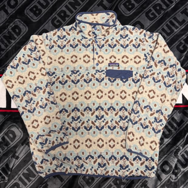 파타고니아 신칠라 스냅 티 풀 오버 툰드라 클루스터 빅 스카이 블루