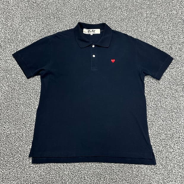 꼼데가르송 스몰로고 하트와펜 반팔 pk