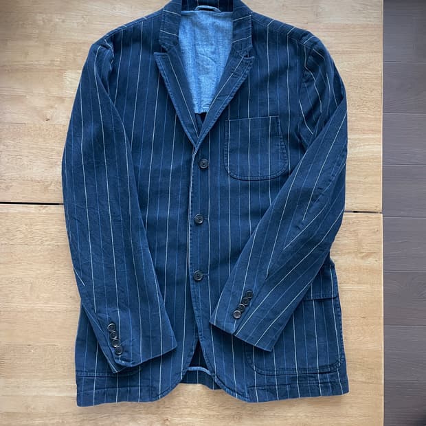 폴로 랄프로렌 스트라이프 블레이저 40R