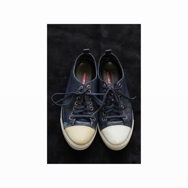 프라다 레더 스니커즈 270