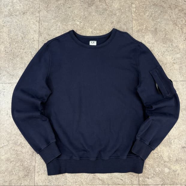 cp company 네이비 맨투맨 #csz4286