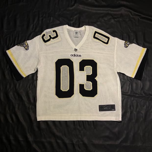 아디다스 03 넘버링 화이트 메쉬 반팔