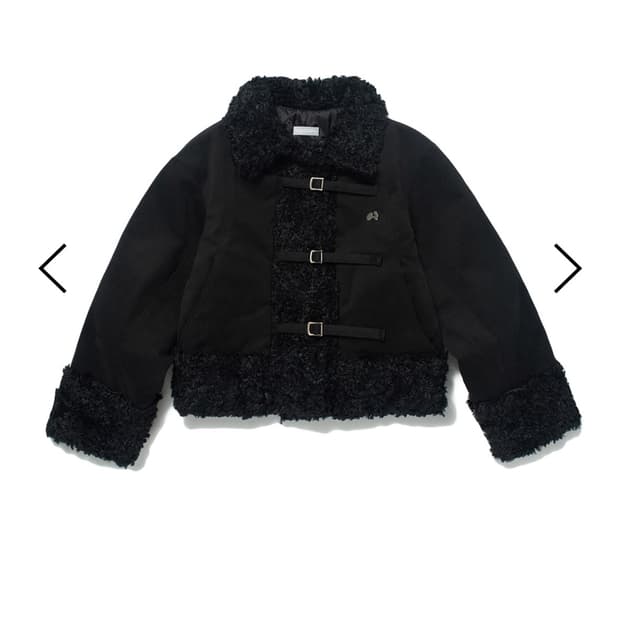 허그유어스킨 퍼자켓 Shearing fur jacket (Black)