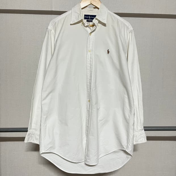 폴로 랄프로렌 클래식핏 화이트 셔츠 M