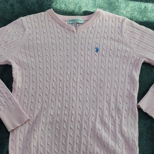 폴로 / Polo _ 연핑크 니트
