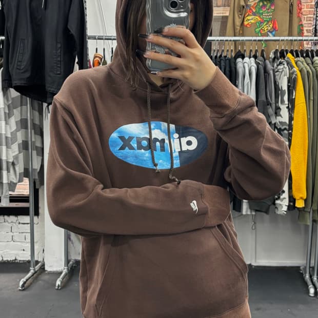 00s 나이키 에어맥스 브라운 후드티