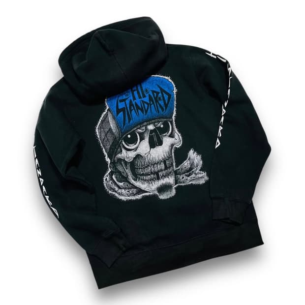 펑크 하이 스탠다드 스컬 2016s 후디 집업
