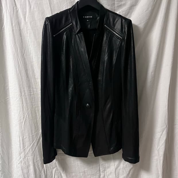 Egoist Python Sheep Leather Mix Jacket