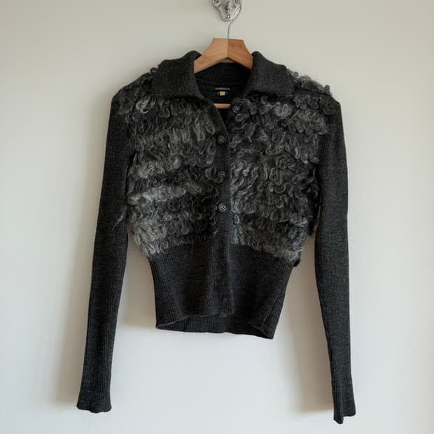 RUBINA 울 블렌드 가디건