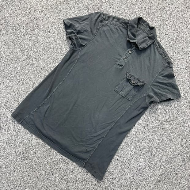 M 캘빈클라인 포켓 반팔 카라 티셔츠 0416J