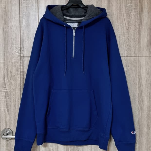 챔피온 반집업 후드티