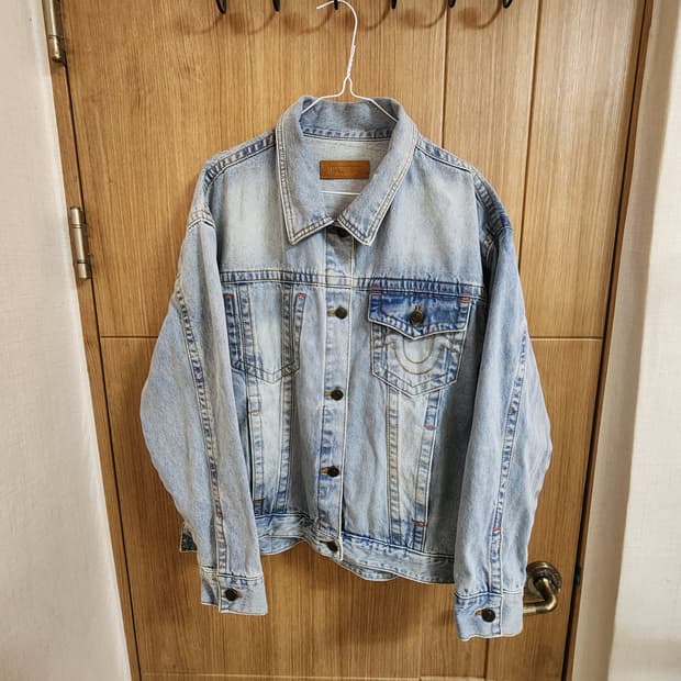 (XL)여성 트루릴리전 데님 자켓