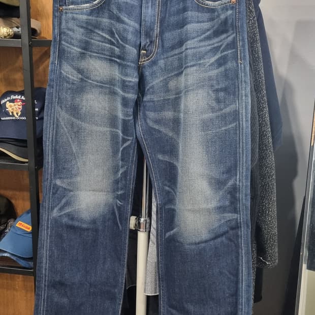 LEVIS 503 일본매장판 워싱데님 허리단면41(32) 기장109