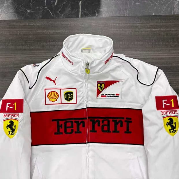 페라리 F1 에프원 레이싱 자켓 빈티지 점퍼 바이크