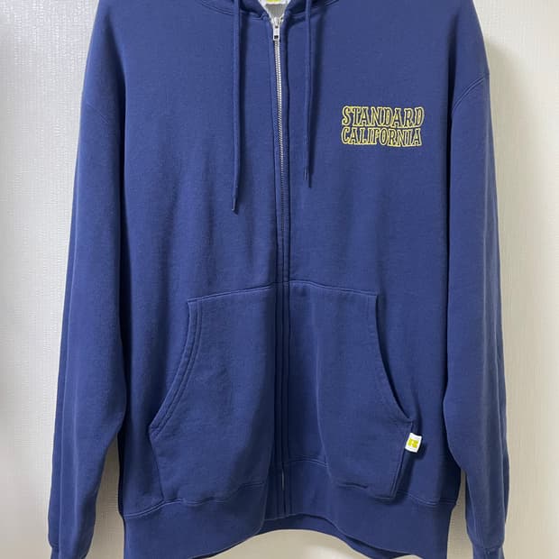 스탠다드캘리포니아X러셀 후드집업 네이비 XL