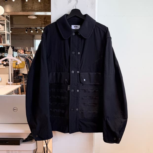 eye 준야 와타나베 맨 x 백잭 블랙 리버시블 모듈러 자켓